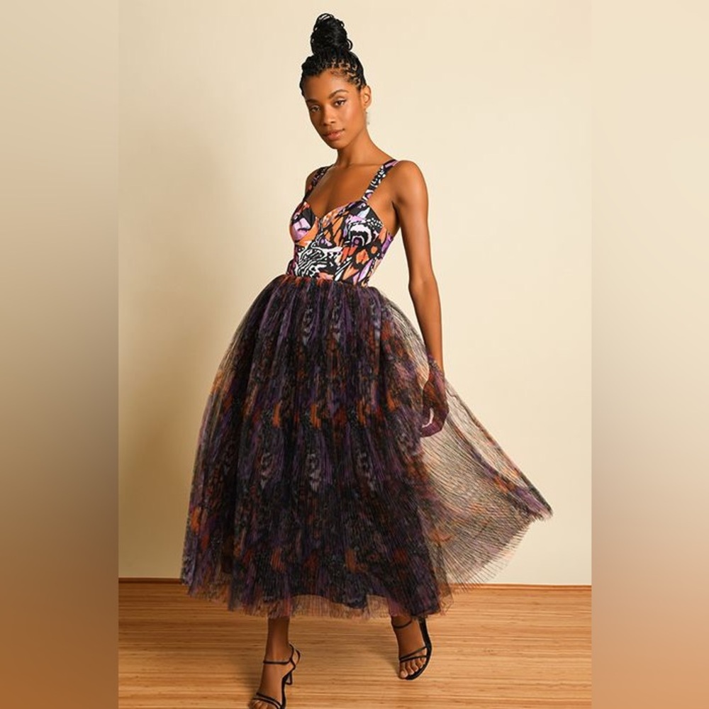 Hutch Shana Pleated Tulle Dress